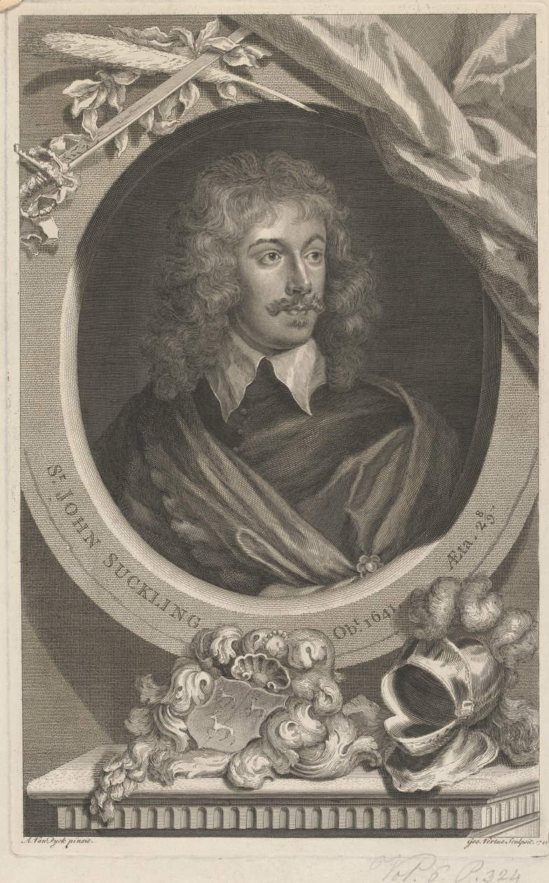 Sir John Suckling af George Vertue