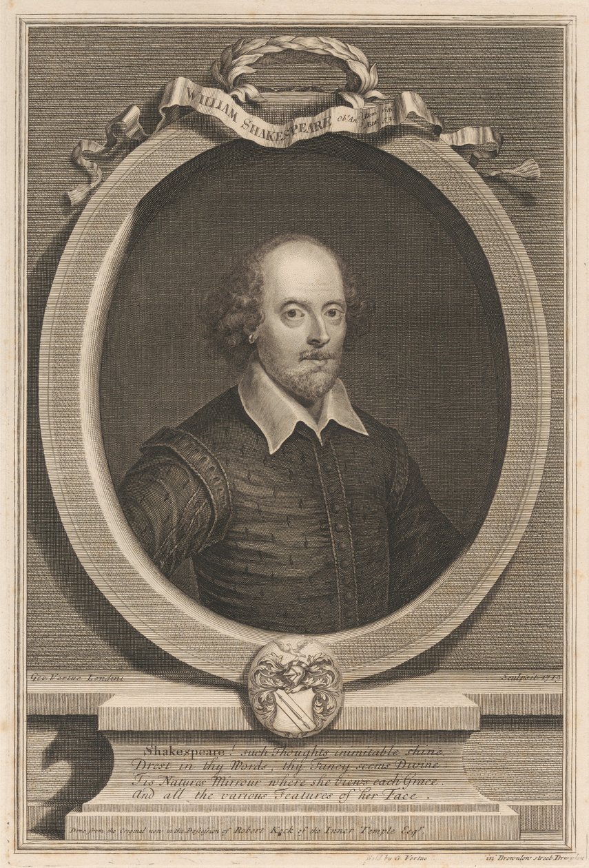 William Shakespeare af George Vertue