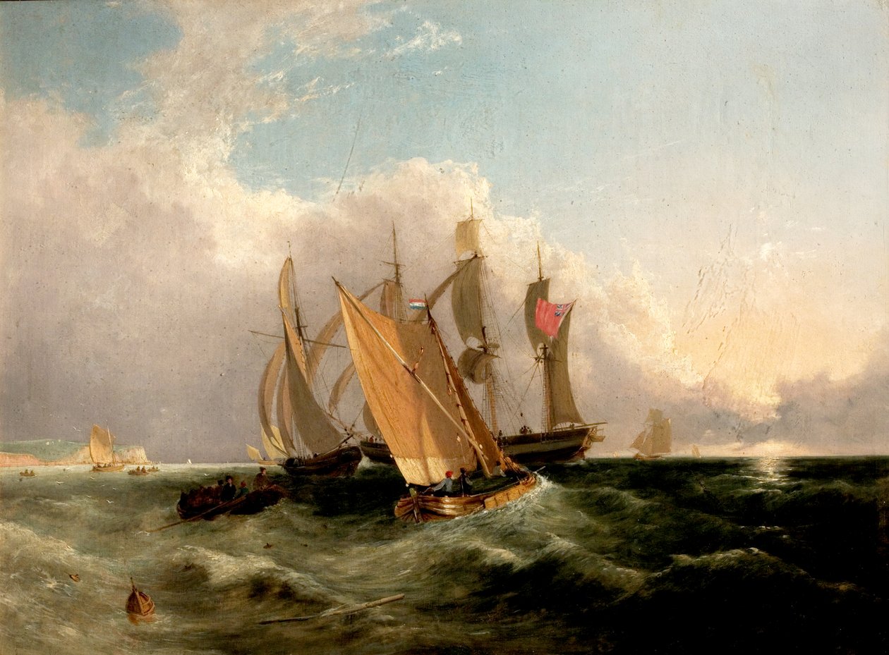 Søstykke, 1827 af George Vincent