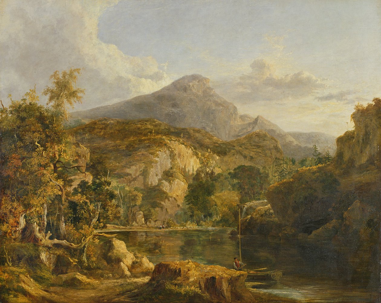 Udsigt i højlandet, 1827 af George Vincent