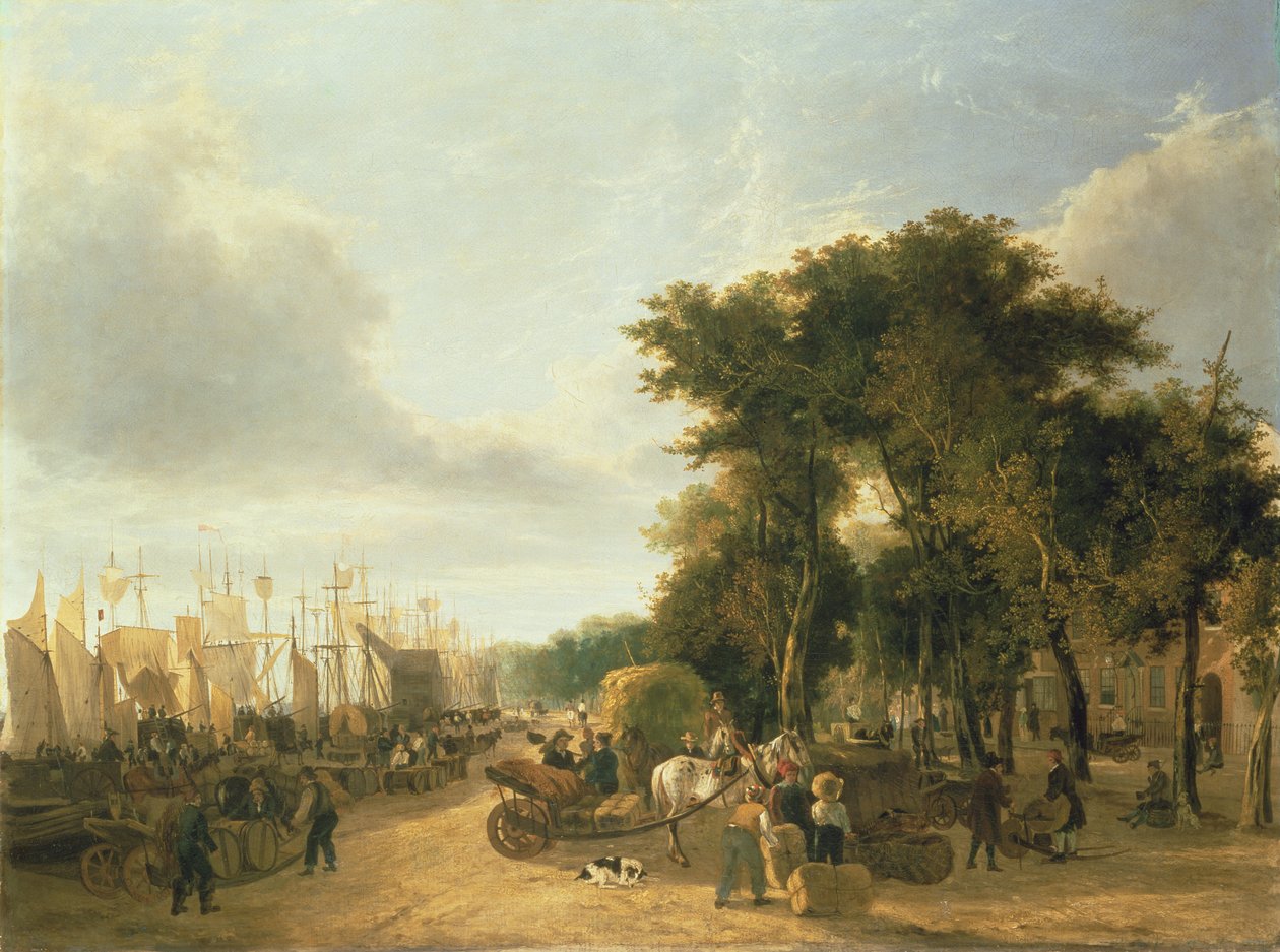 Yarmouth Quay, 1823 af George Vincent