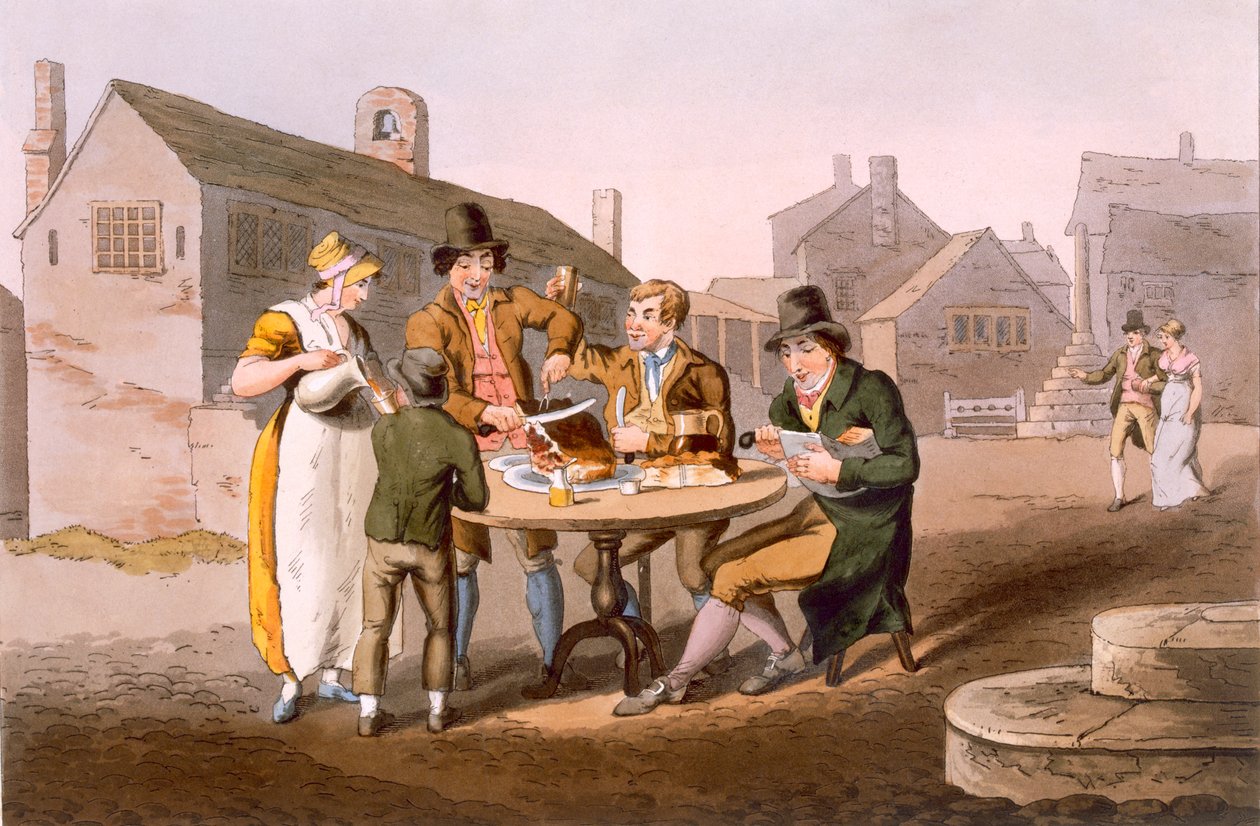 Midsommeraften, fra `Costume of Yorkshire