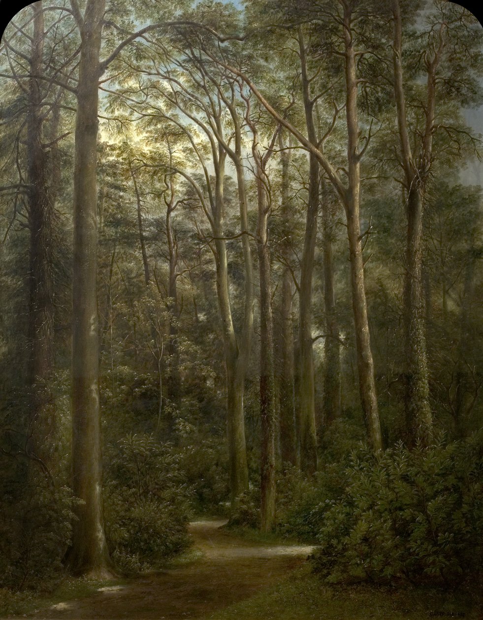 Vildmarken, 1857 af George Augustus Wallis