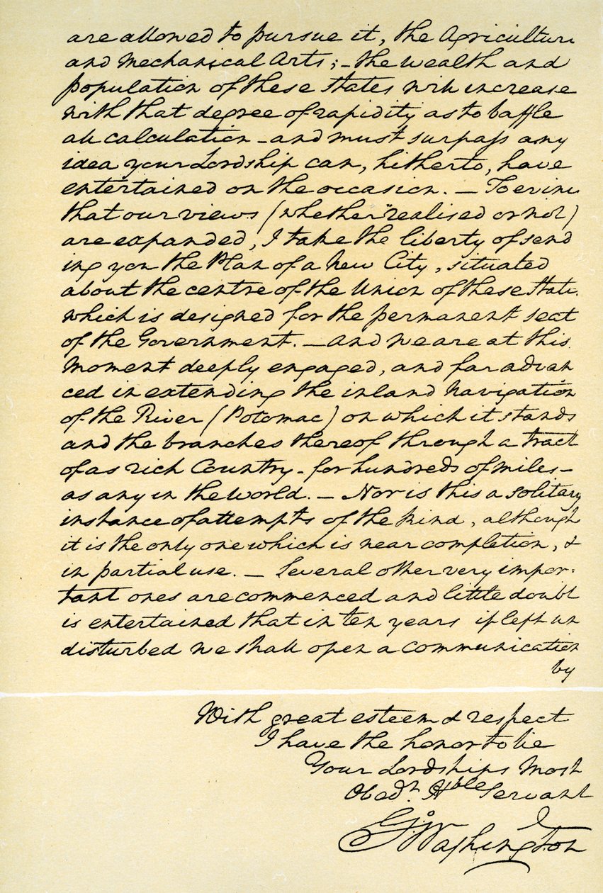 Brev fra George Washington til jarlen af Buchan, Philadelphia, 22. april 1793 af George Washington