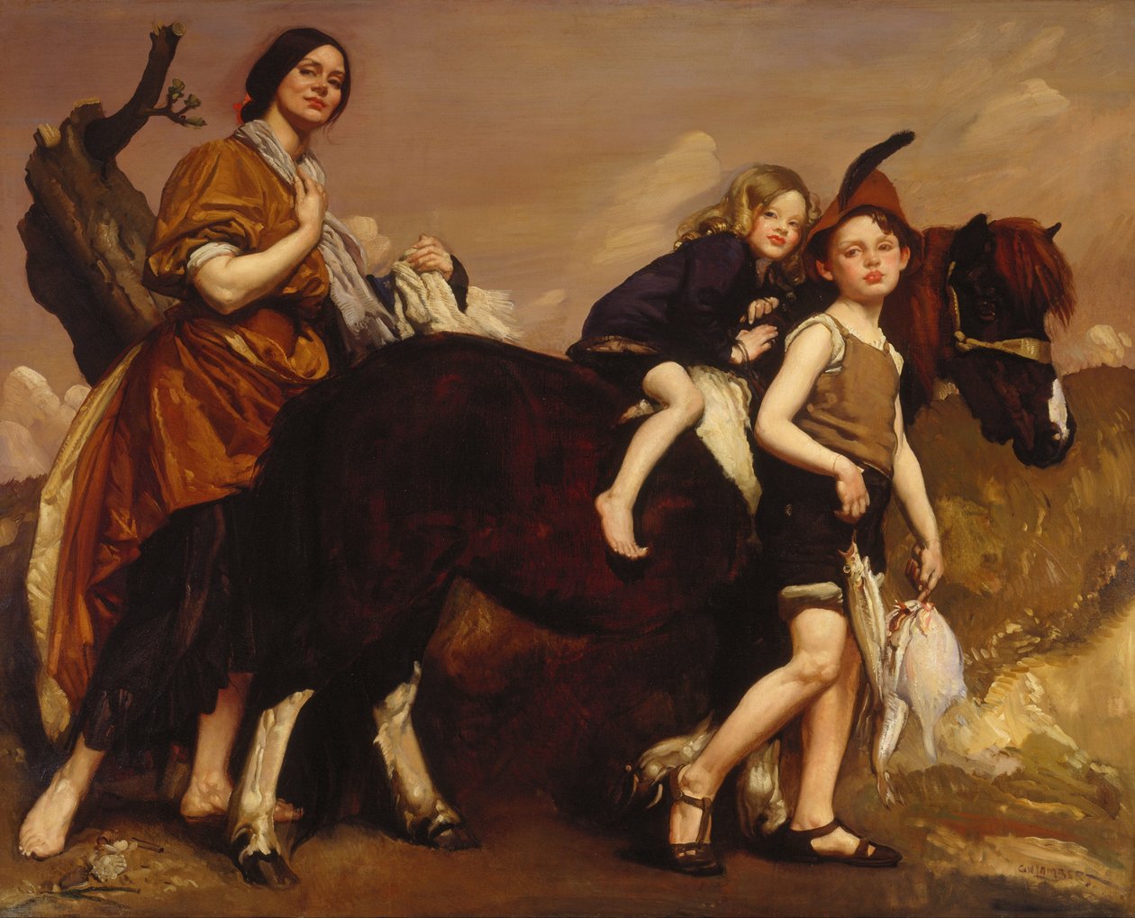 Ferie i Essex af George Washington Lambert
