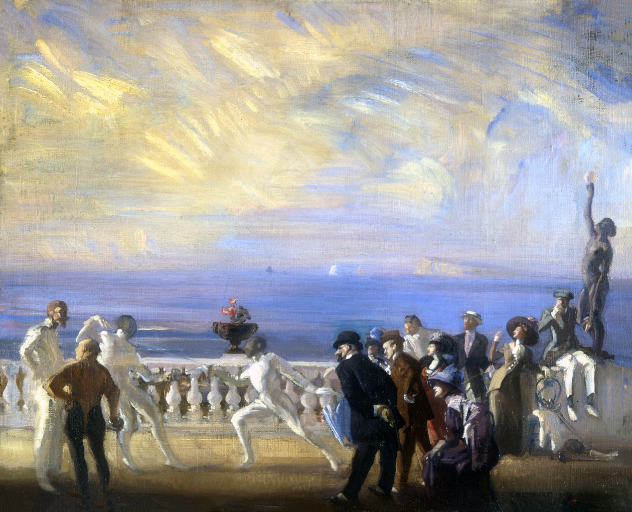 Fægtekampen af George Washington Lambert