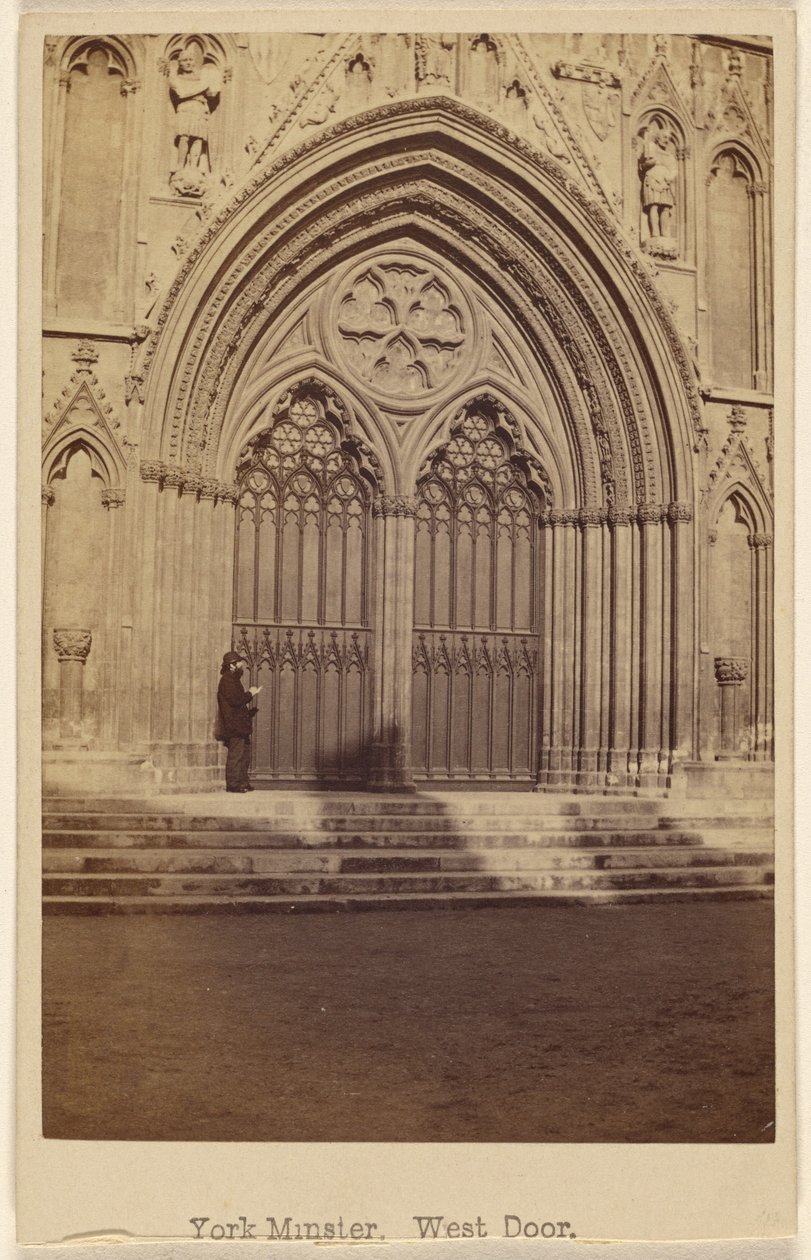 York Minster, vestportalen af George Washington Wilson