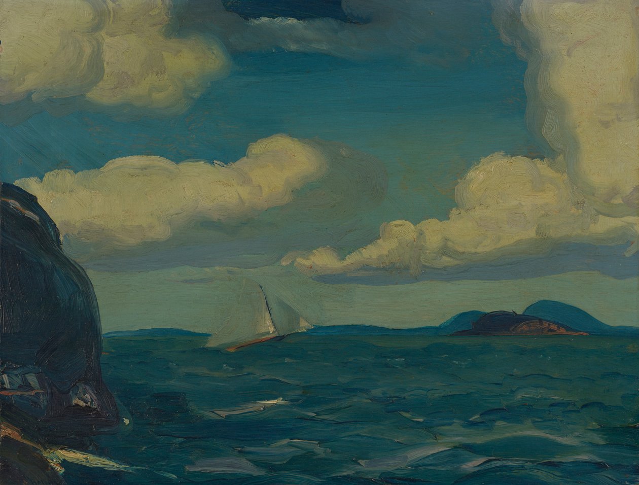 En frisk brise af George Wesley Bellows