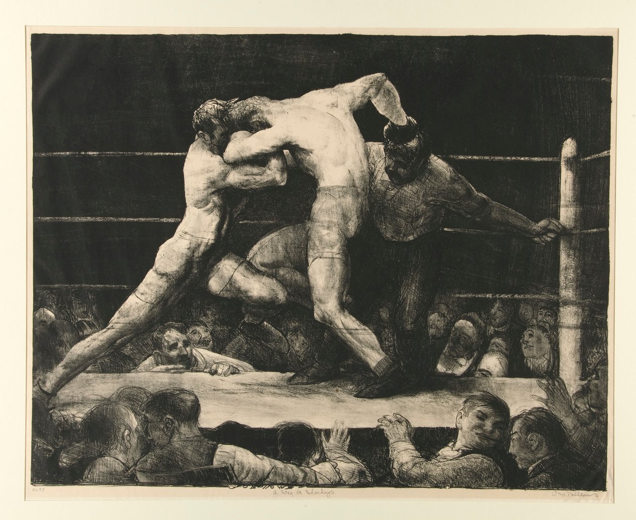 En kronhjort ved Sharkey af George Wesley Bellows