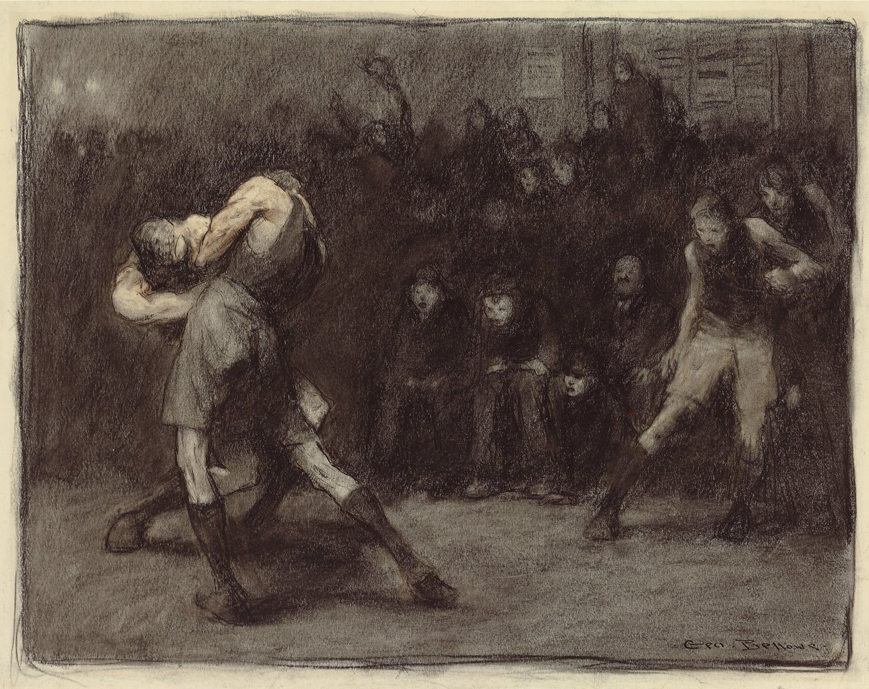 Basketball, 1906 af George Wesley Bellows