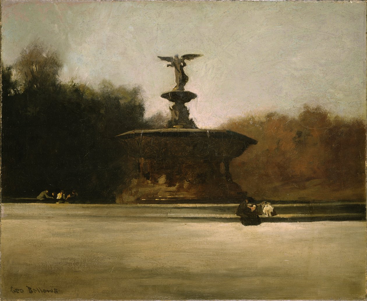 Bethesda-fontænen (fontæne i Central Park) af George Wesley Bellows