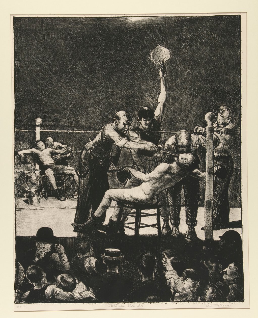 Mellem runder nr. 1 af George Wesley Bellows