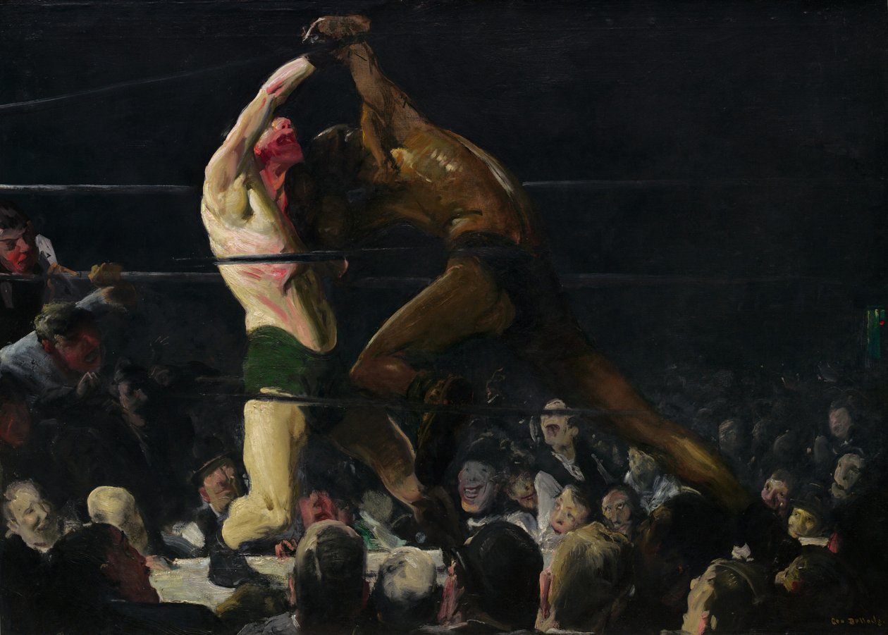 Begge medlemmer af denne klub, 1909. af George Wesley Bellows