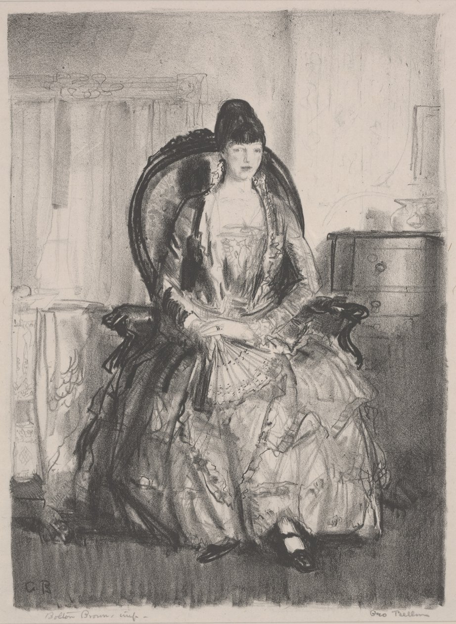 Emma i en stol af George Wesley Bellows