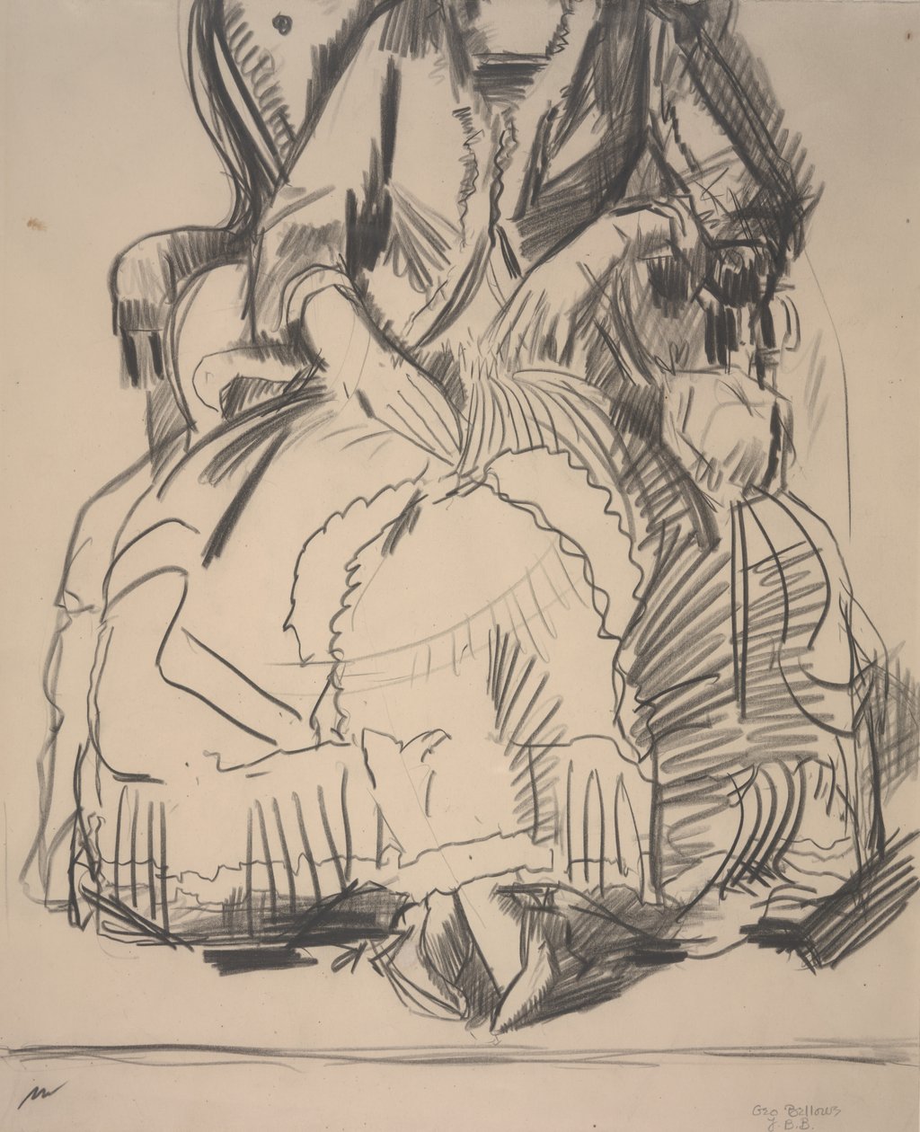 Emma i lilla kjole af George Wesley Bellows