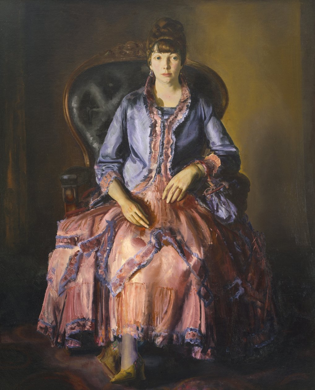 Emma i lilla kjole af George Wesley Bellows