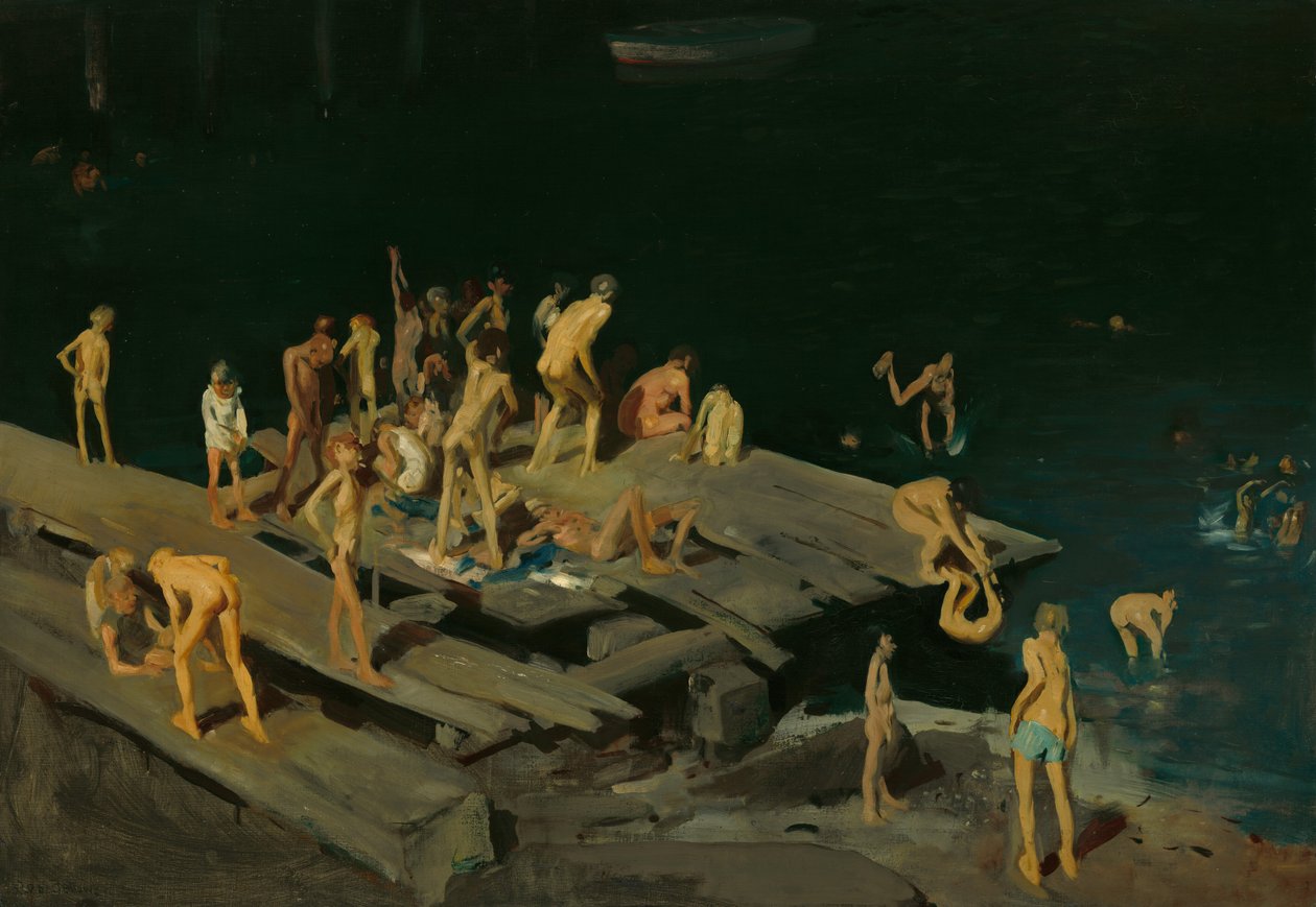 Toogfyrre børn, 1907. af George Wesley Bellows