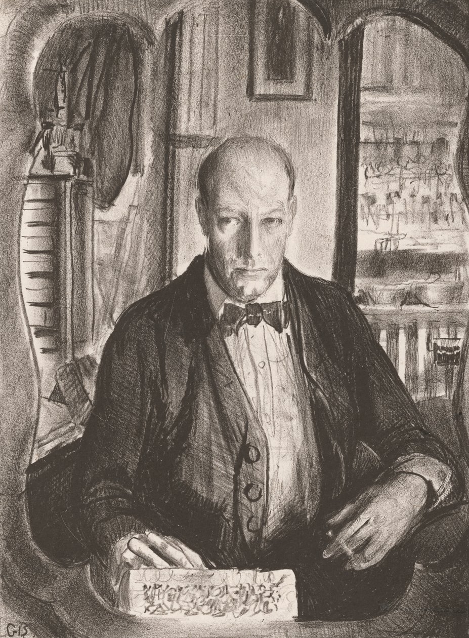 Selvportræt af George Wesley Bellows af George Wesley Bellows