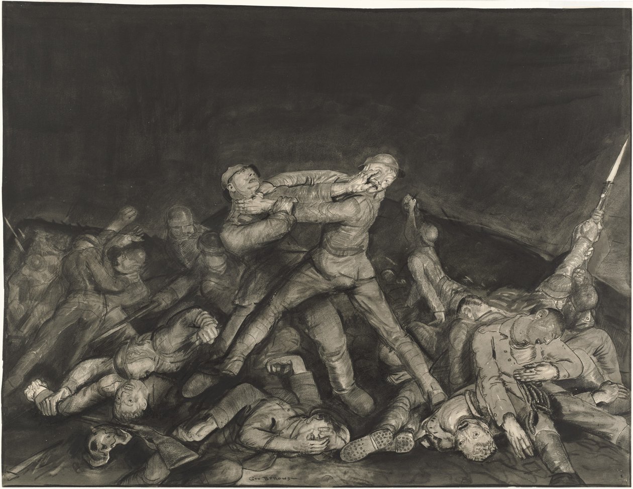 Spøgelse af Sergent Pelly, 1918. af George Wesley Bellows
