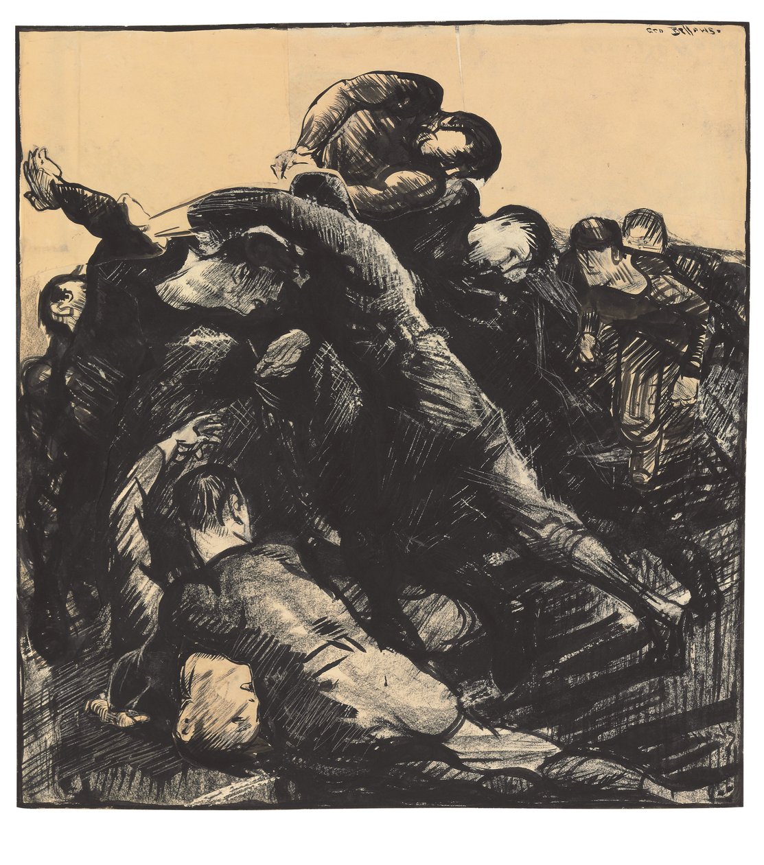 Hold "Em, 1912 af George Wesley Bellows