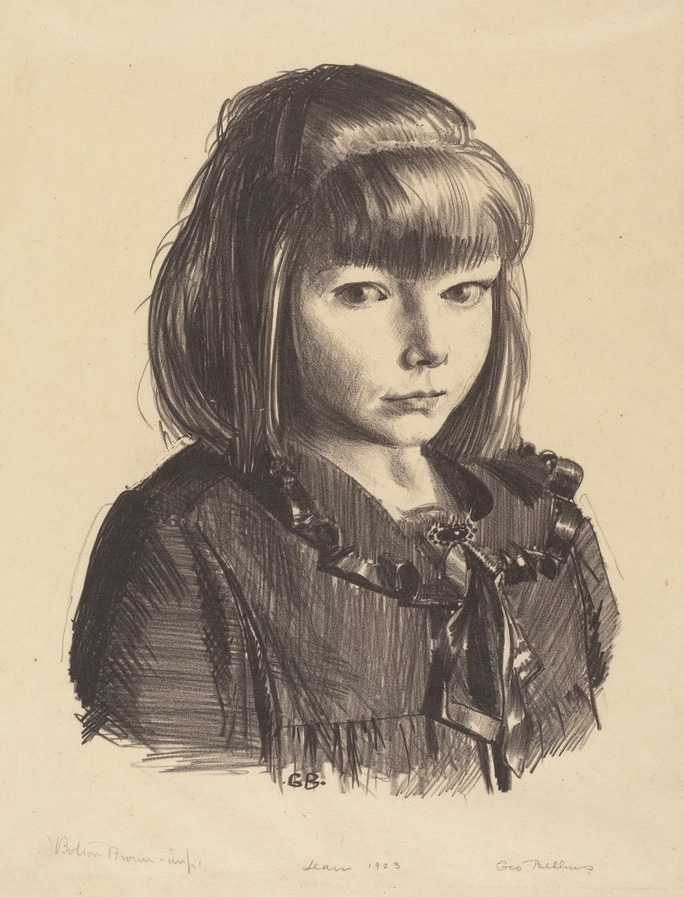 Jean 1923, 1923. af George Wesley Bellows