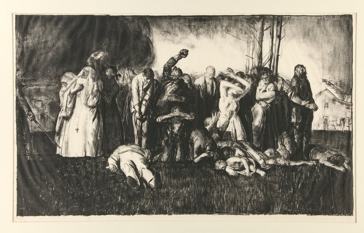 Massacre: War Series af George Wesley Bellows