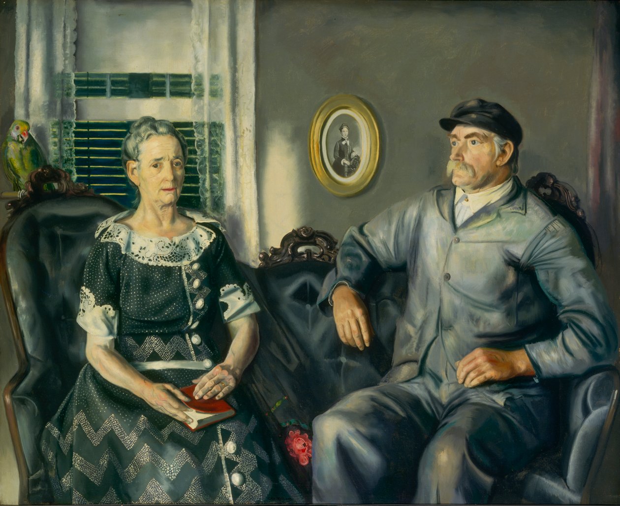 Mr. og Mrs. Phillip Wase, 1924. af George Wesley Bellows