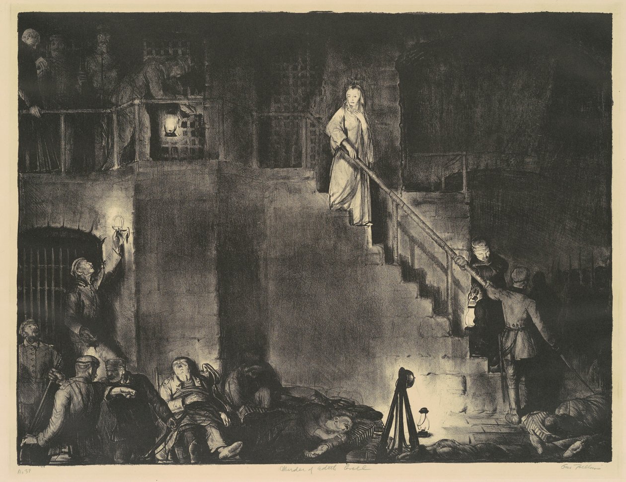 Mordet på Edith Cavell af George Wesley Bellows