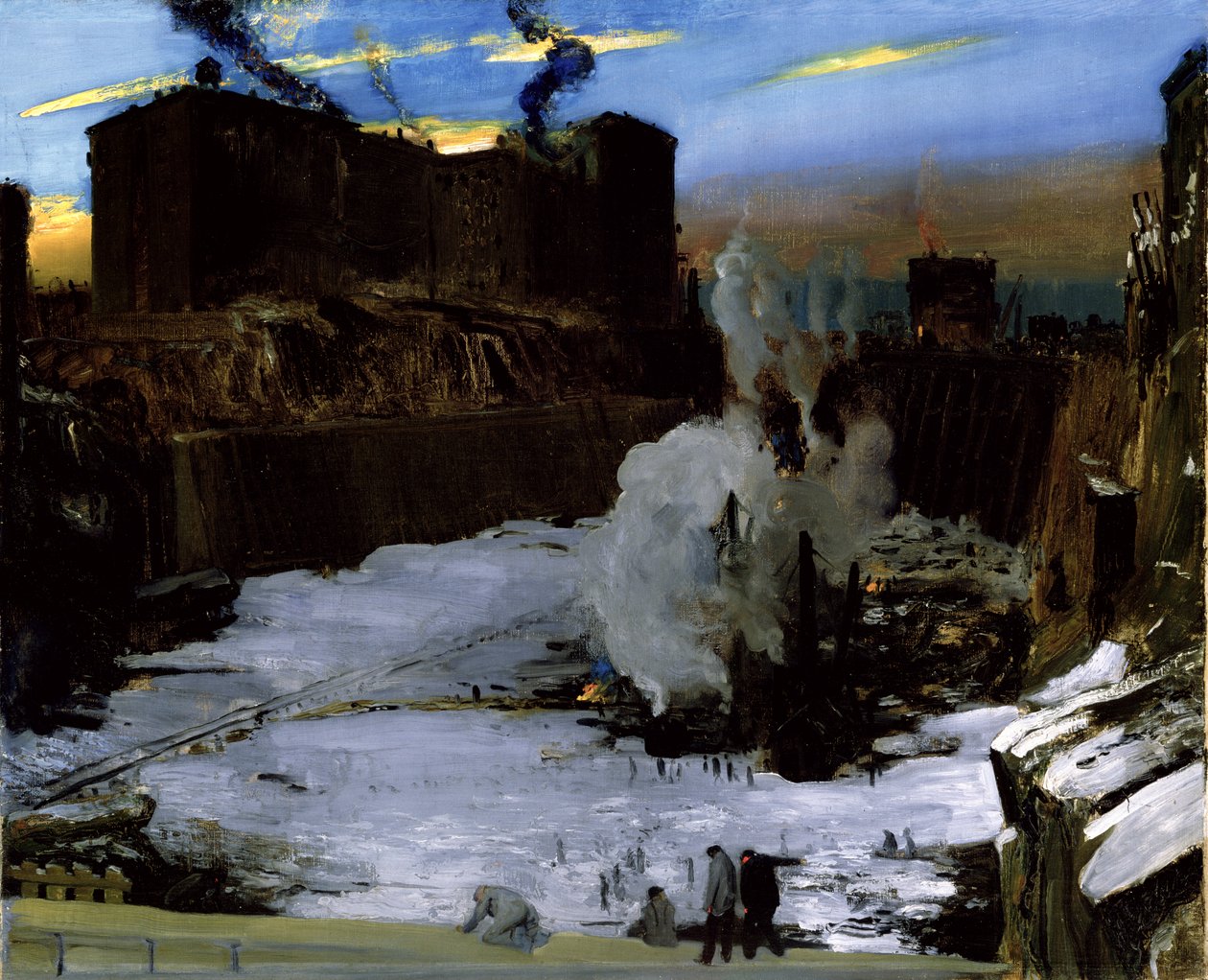 Pennsylvania Station udgravning af George Wesley Bellows
