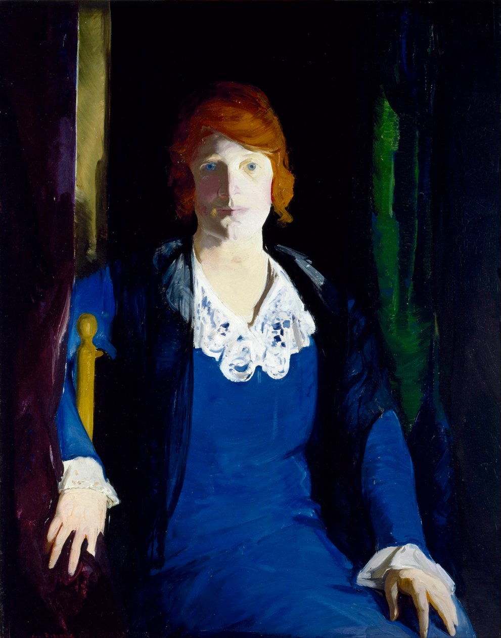 ""Portræt af Florence Pierce"" Peinture de George Bellows (1882-1925) 1914 - Olie på træ - 96,5x76,2 - Museum of Fine Arts, Houston af George Wesley Bellows