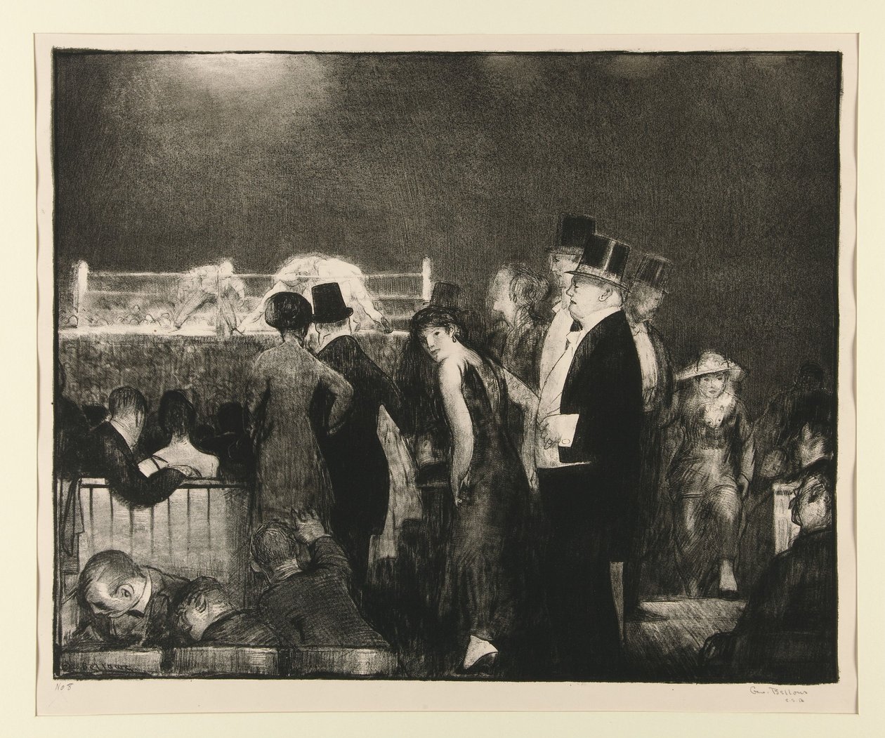 Forberedelser til den store kamp, nr. 8 af George Wesley Bellows