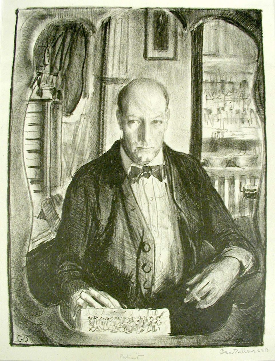 Selvportræt af George Wesley Bellows