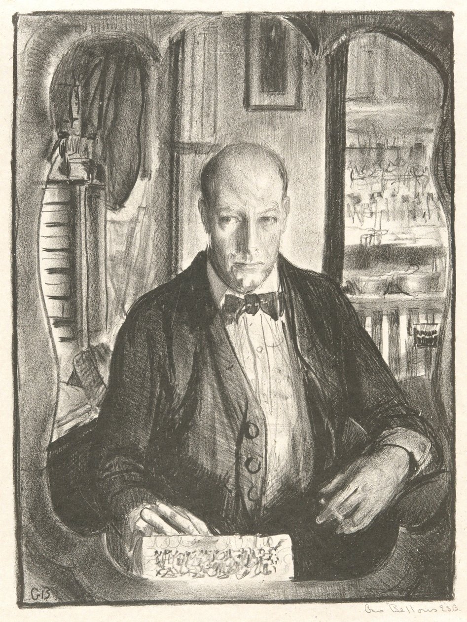Selvportræt af George Wesley Bellows