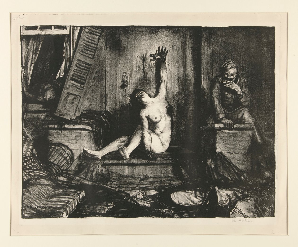 Cigaretten fra War Series af George Wesley Bellows