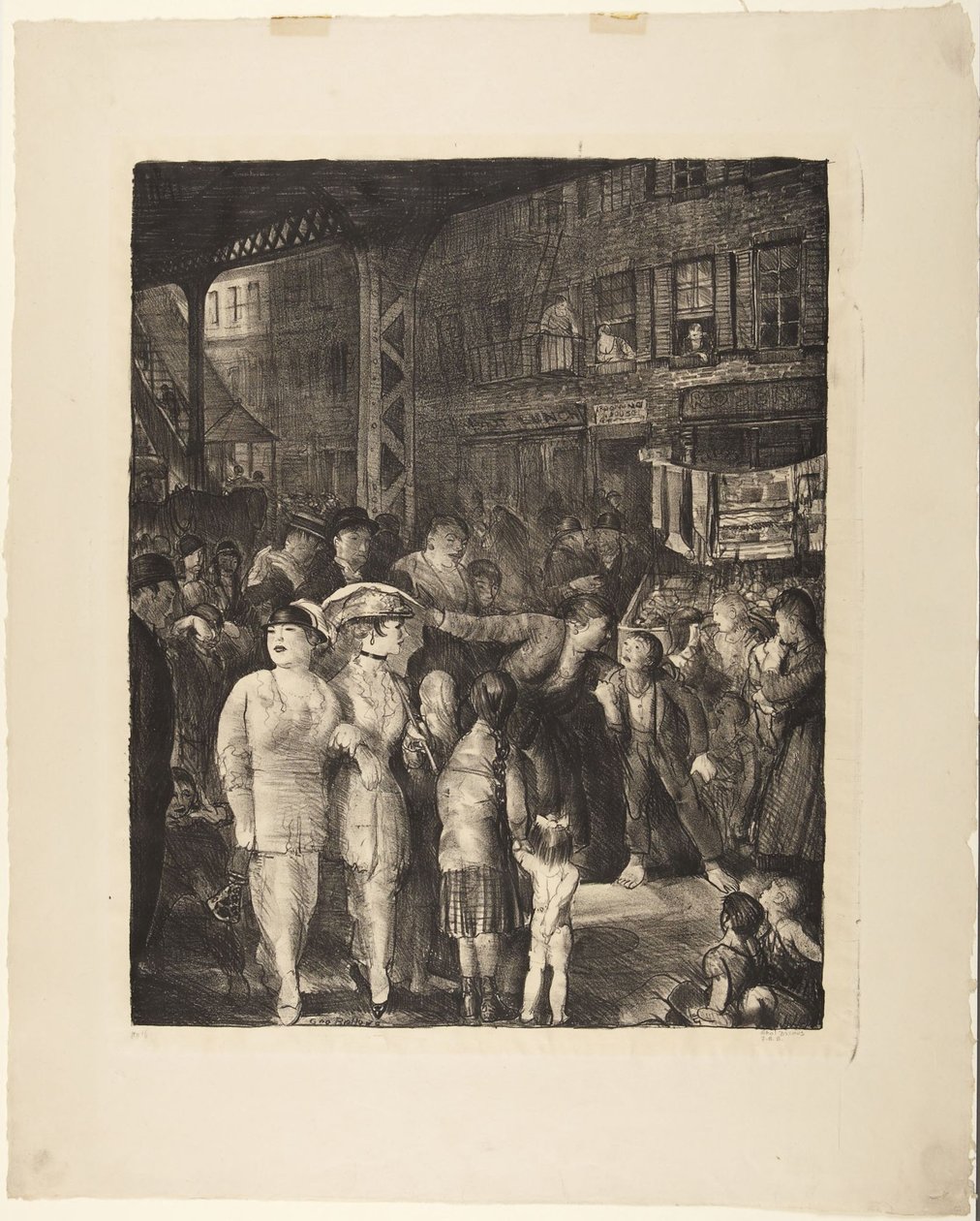 Gaden af George Wesley Bellows