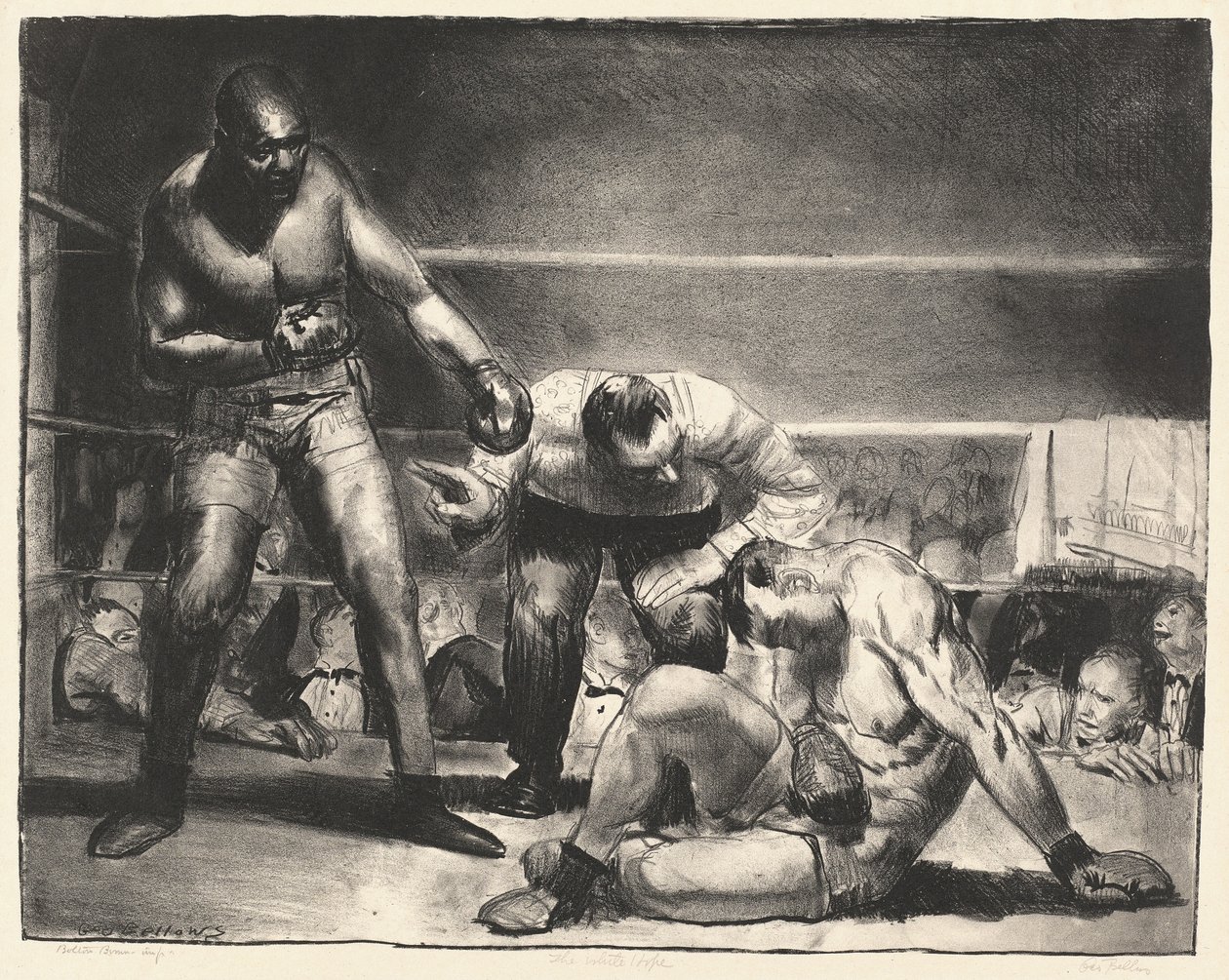 Det hvide håb, 1921. af George Wesley Bellows