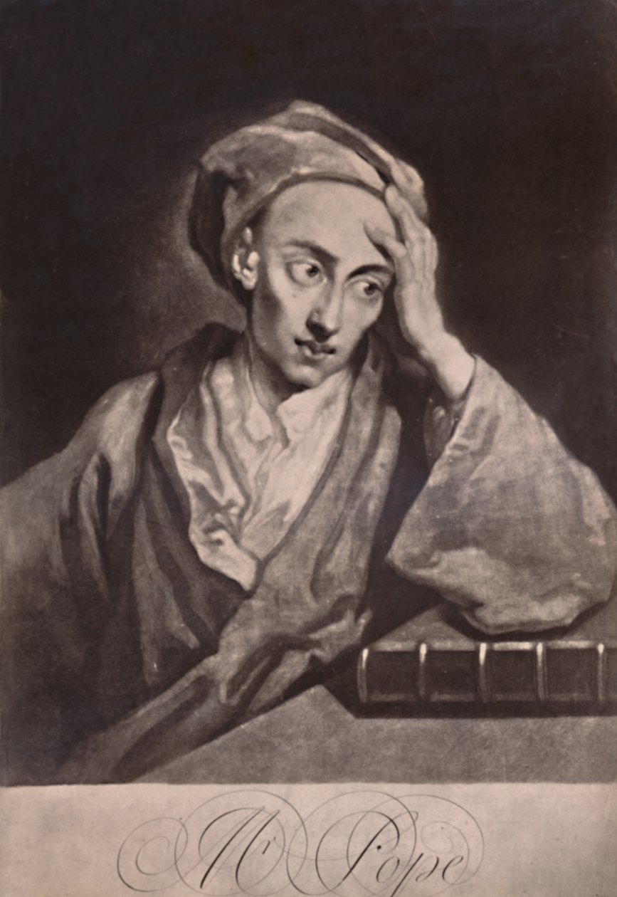 Alexander Pope, engelsk digter og satiriker, c1732 1894 af George White