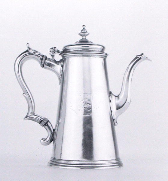 Kaffekande (sølv) (se 204789) af George Wickes