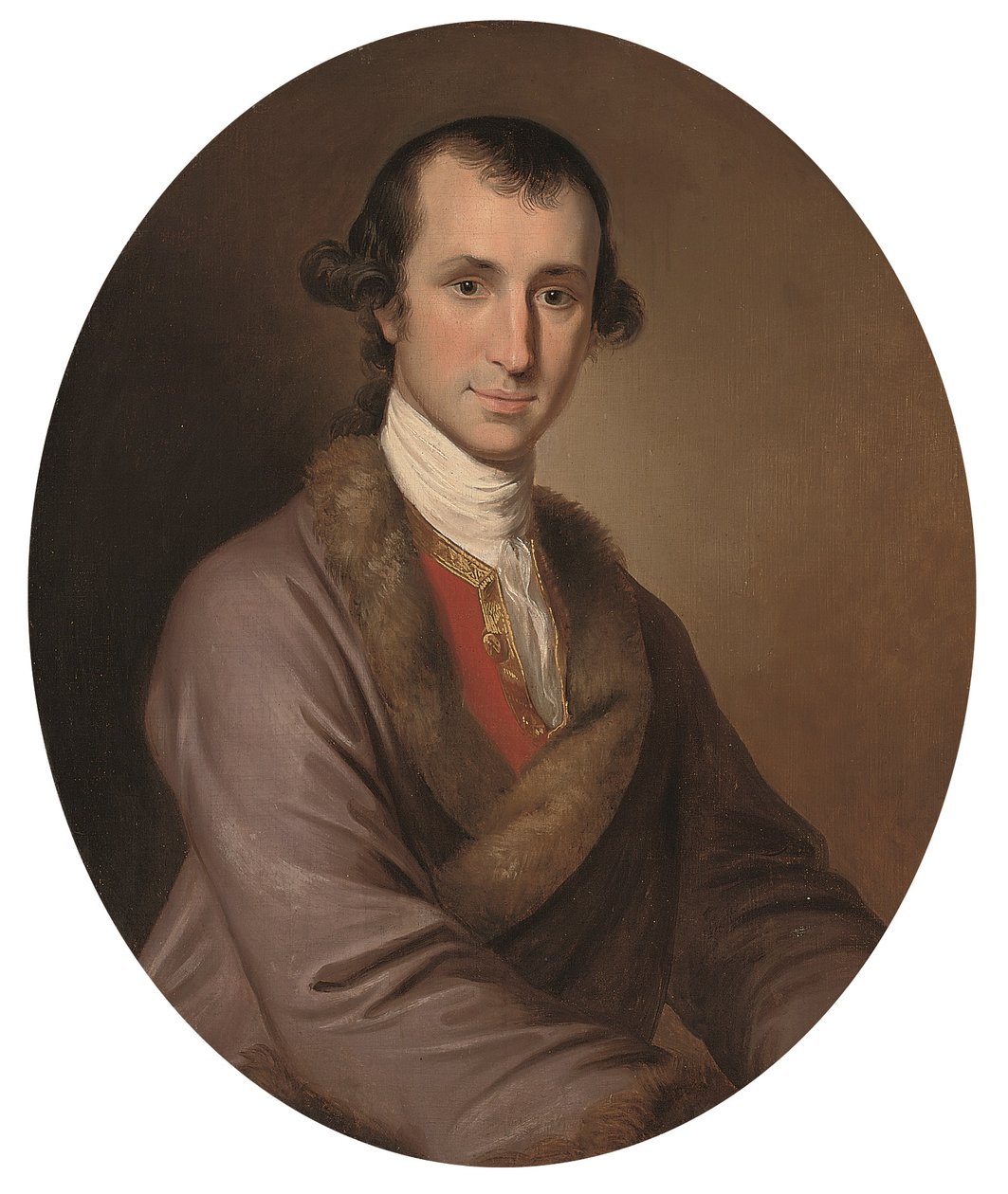 Portræt af Eyles Irwin (ca. 1751-1817) (olie på lærred) af George Willison