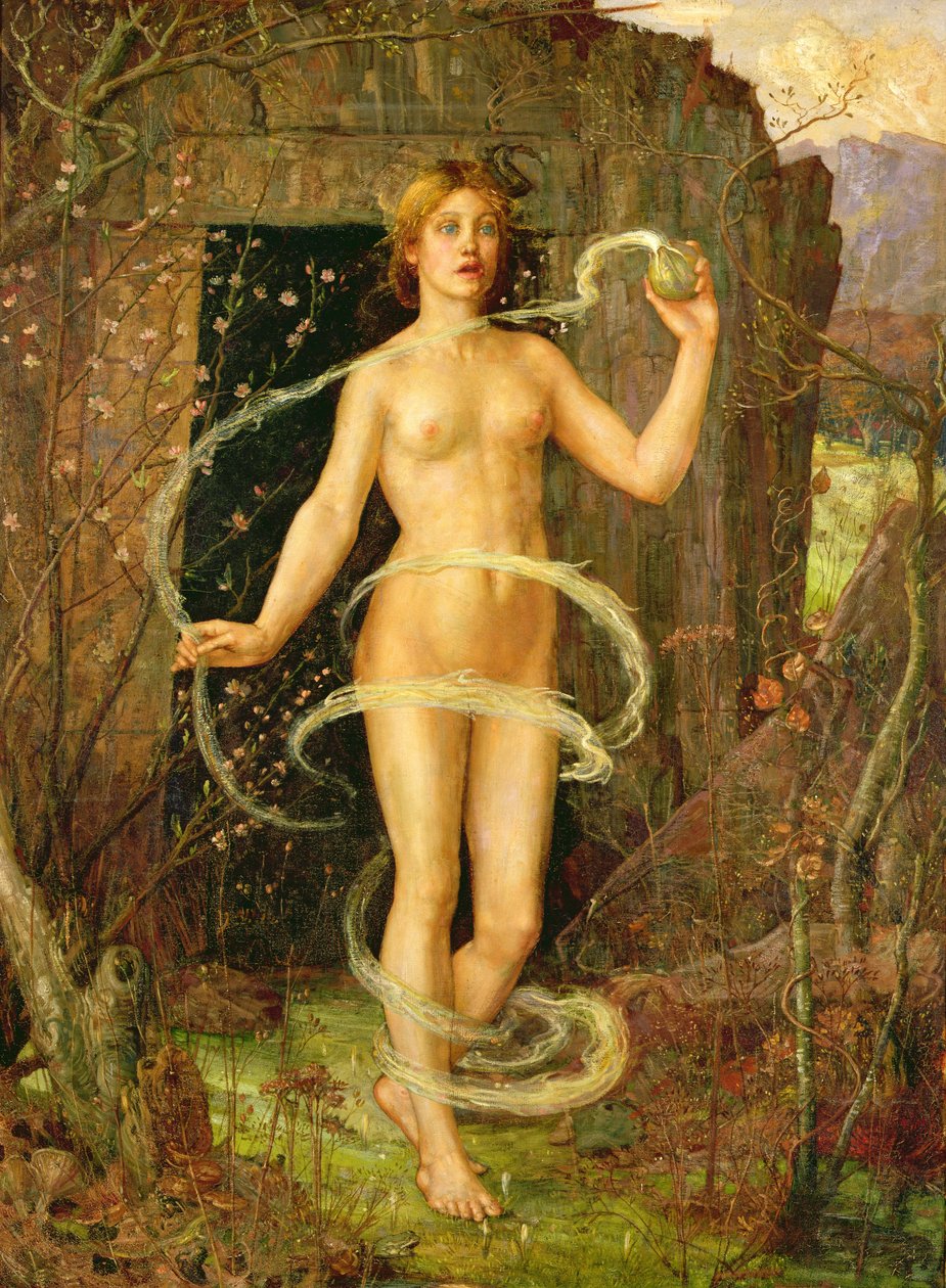 Spring Witch, ca. 1880 (olie på lærred) af George Wilson
