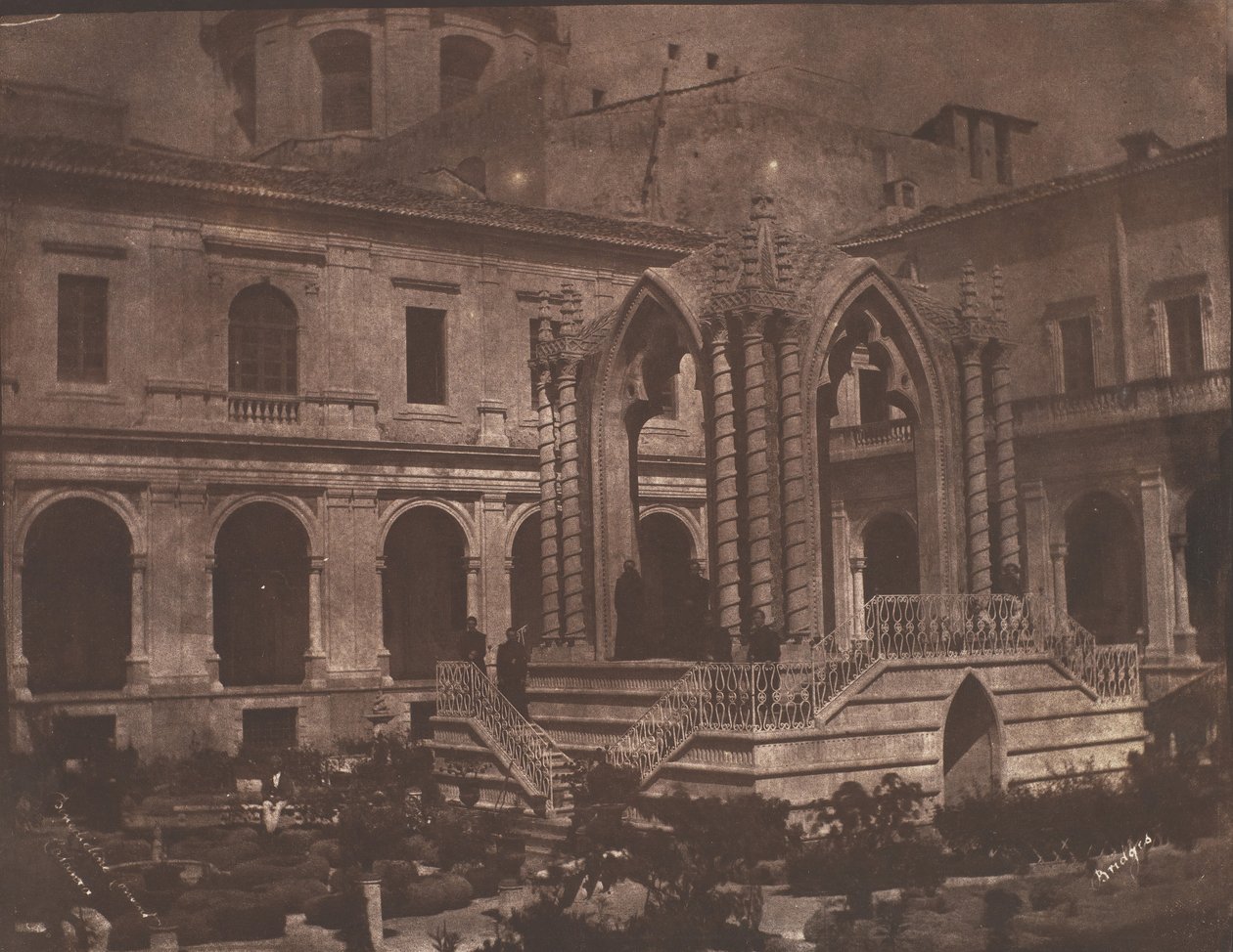 Benediktinerklosteret, Catania, 1846. af George Wilson Bridges