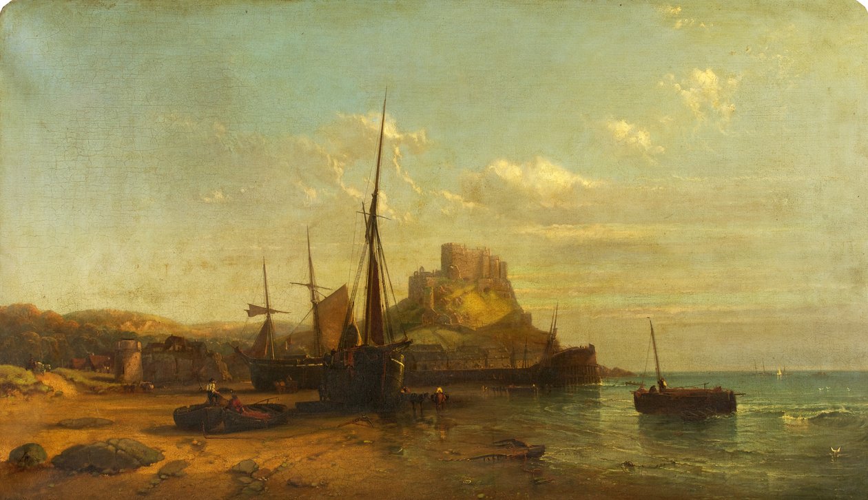 Mont Orgueil, Jersey af George Wolfe