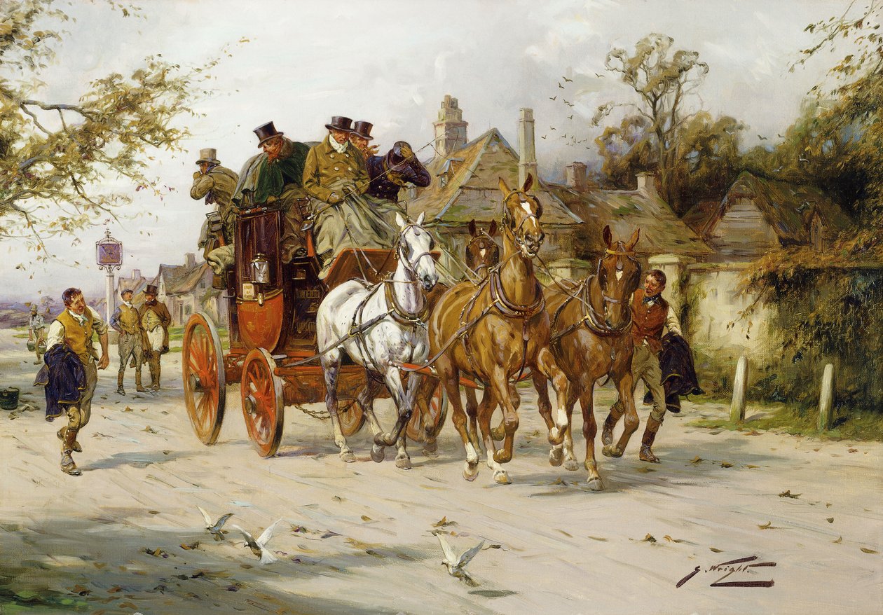 Oxford til London Mail af George Wright