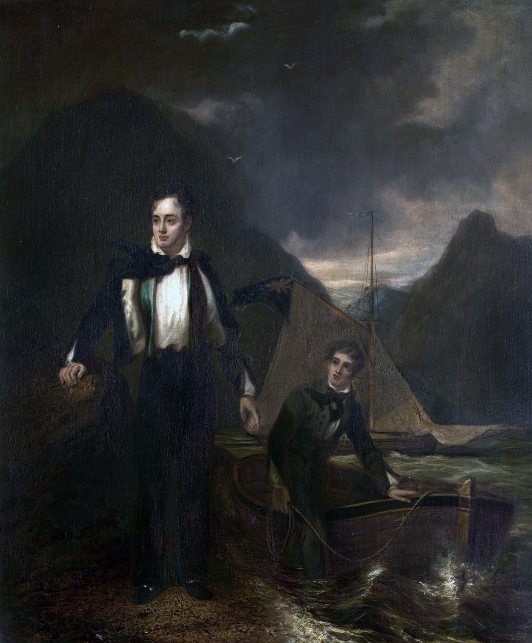 6. Lord Byron og hans tjener Robert Rushton af George after Sanders
