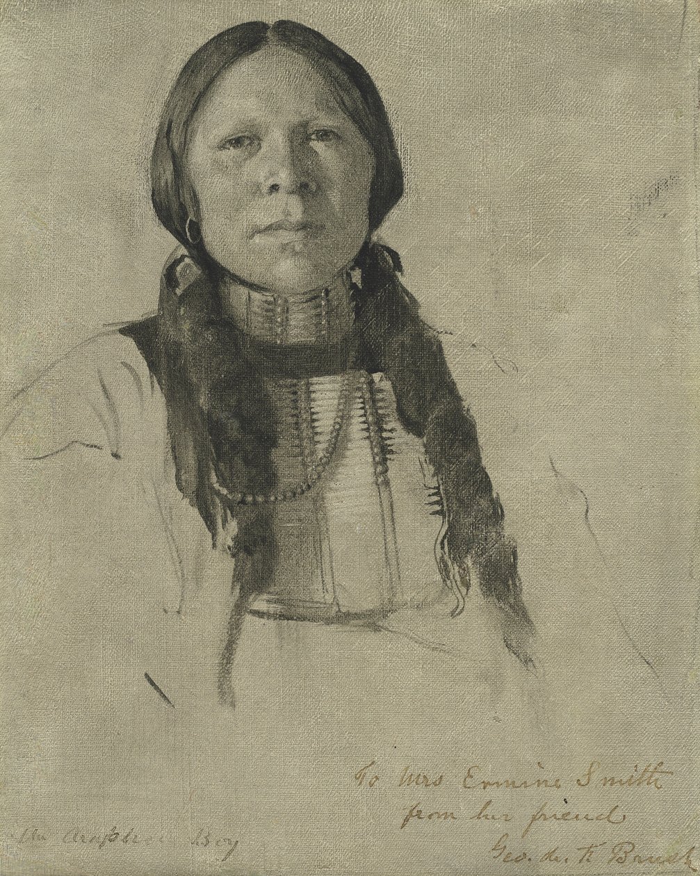 En Arapahoe-dreng, ca. 1882. af George de Forest Brush