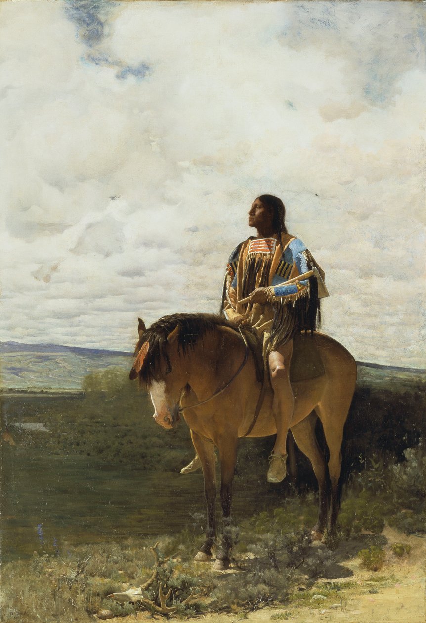 Sioux Brave af George de Forest Brush