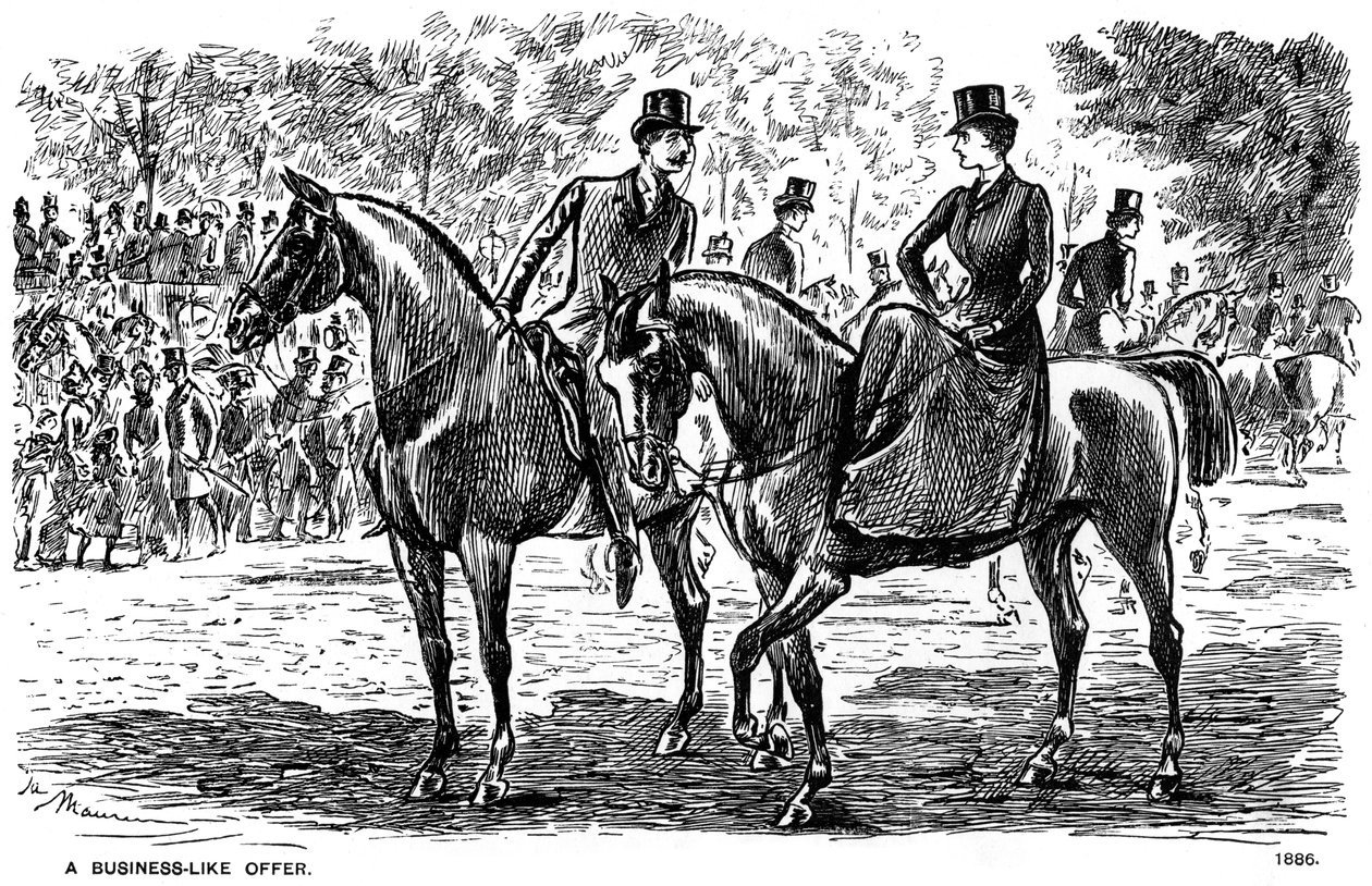 Et forretningslignende tilbud, 1886 1891 af George du Maurier