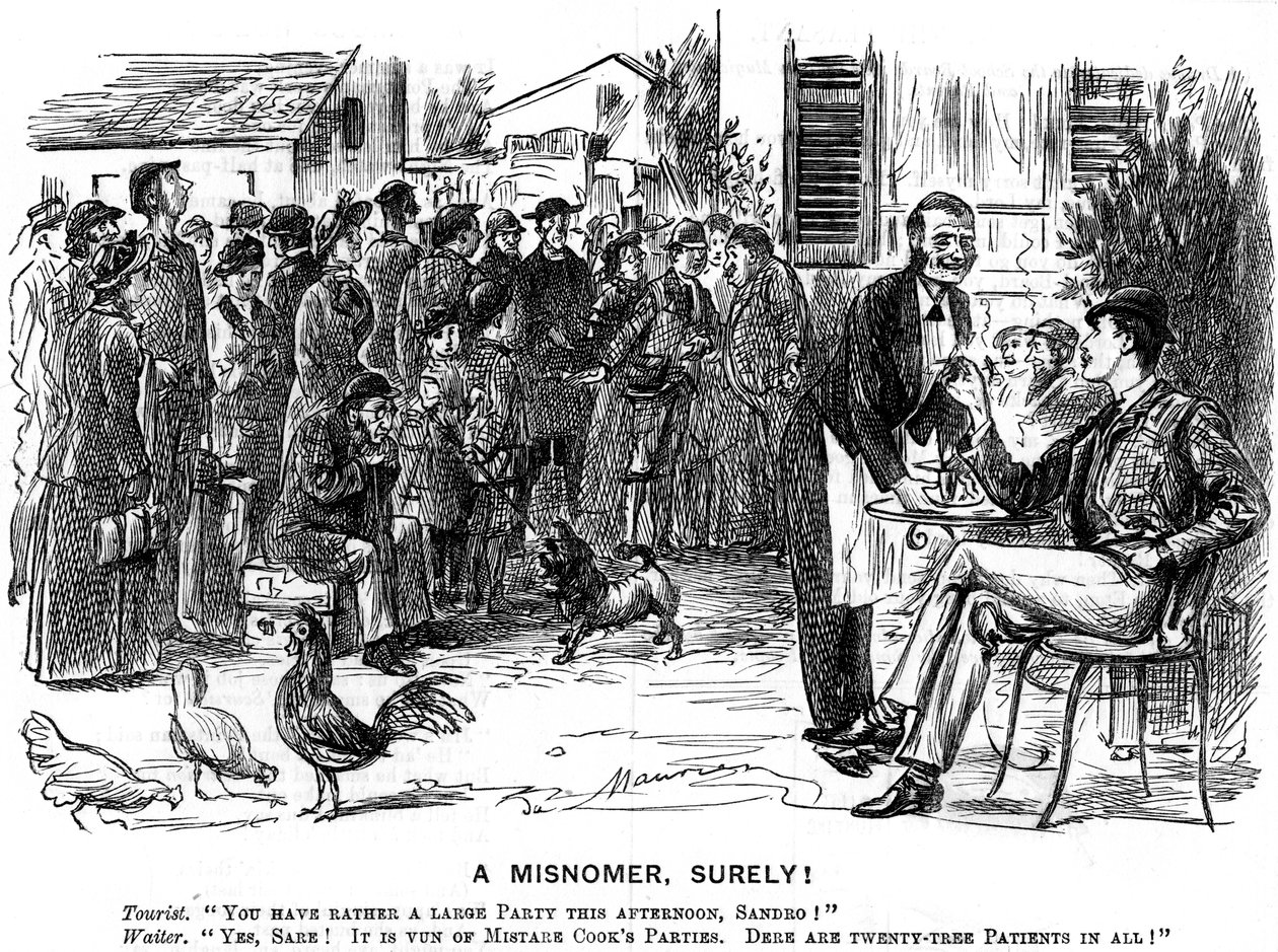 En forkert betegnelse, sikkert!, 1880. af George du Maurier