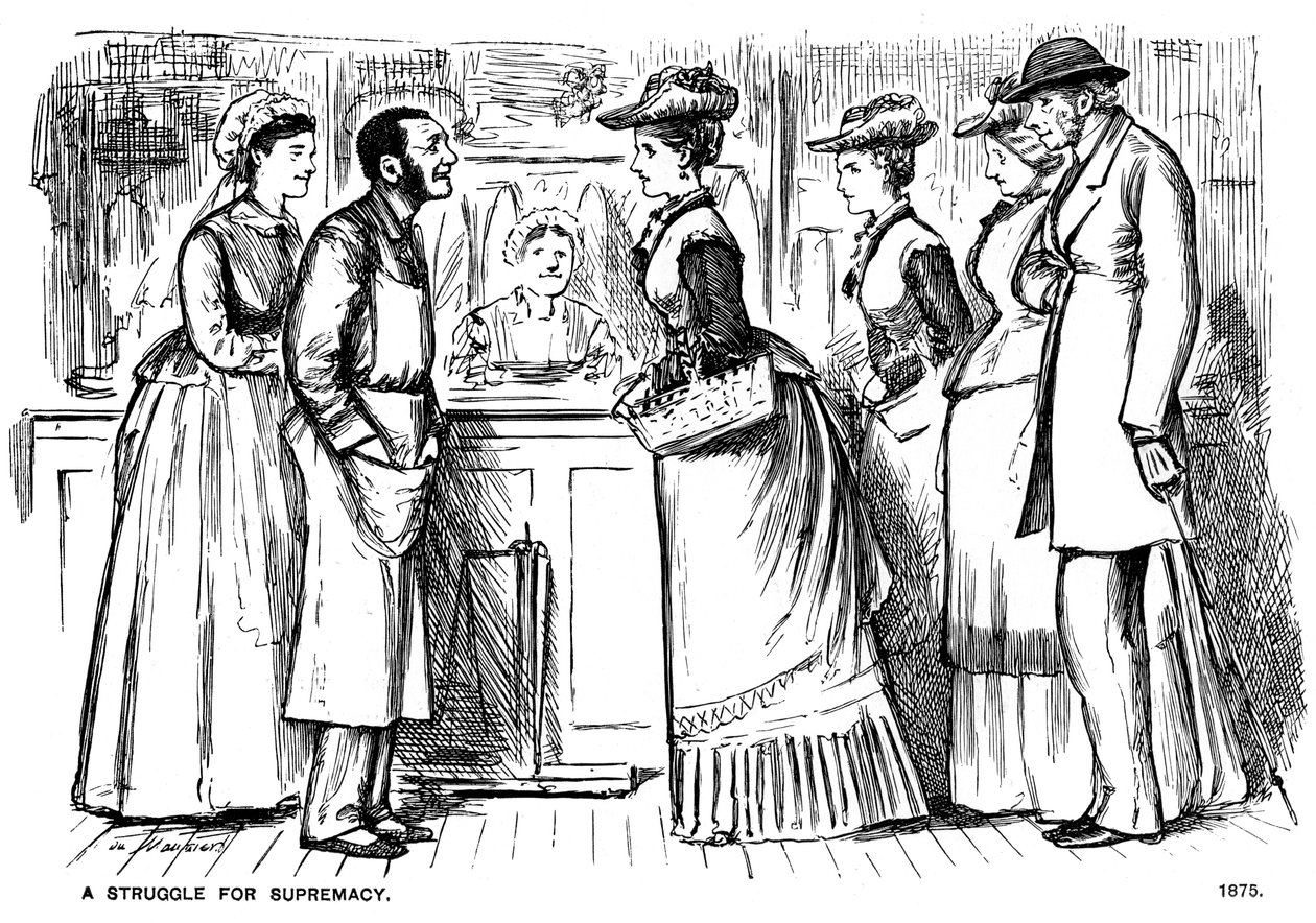 En kamp om overherredømmet, 1875 1891. af George du Maurier