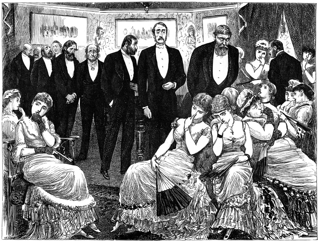 Det katastrofale resultat af Beautymania, 1879 1891 af George du Maurier
